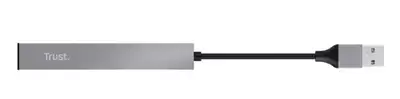 TRUST ADAPER HALYX USB 2.0 4xUSB Aluminium Silver