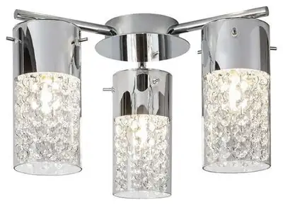 RABALUX Niagara, plafonska kupatilska lampa, E14  /  3x max. 4