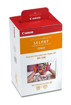 CANON RP-108 DSC Ink Paper Set