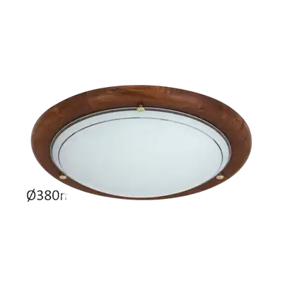 RABALUX Fa Ufo plafonjera D38 E27 2x60W hrast opal