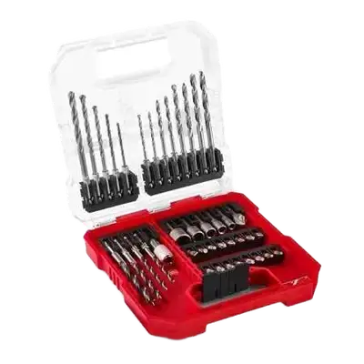 EINHELL L-Case 40 kom Set imp.bit burgija + S2-E6.3-1/4", burgije + nas.kljuc