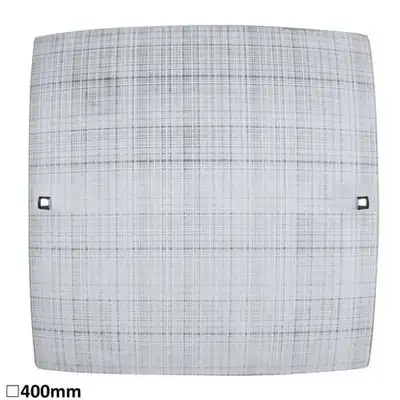 RABALUX Scottie plafonjera400x400 E27 2x60W belo / hrom