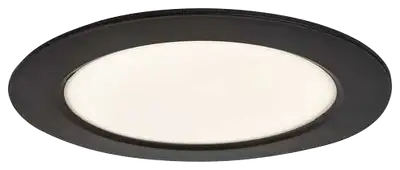 RABALUX Shaun2 plafonjera 12W 4000K crna okrugla