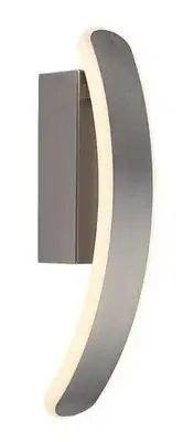 RABALUX Jarnelle, zidna brušeni hrom LED 12W, 800lm, 3000K, 29cm, Designed by Rabalux