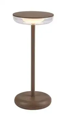 RABALUX Konin, LED spoljna stona punjiva lampa, metal, karamel boja, 6W, 60lm (bez dif. 160lm), 3000K45°C, IP44