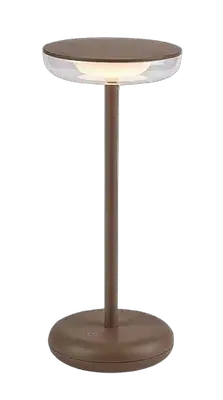 RABALUX Konin, LED spoljna stona punjiva lampa, metal, karamel boja, 6W, 60lm (bez dif. 160lm), 3000K45°C, IP44