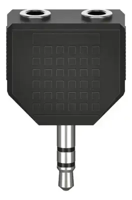 Hama audio adapter, 3.5mm muski na 2x3,5mm zenski