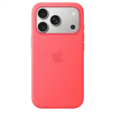 APPLE iPhone 17 Pro Silicone Case with MagSafe - Bright Guava (SEASONAL) mhw04zm / a