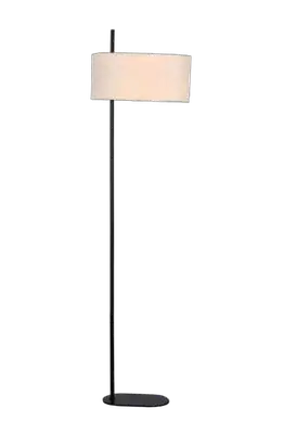 RABALUX Narmin, stona crna / bež tekstil, 1xE27, visina 152cm