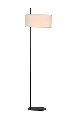 RABALUX Narmin, stona crna / bež tekstil, 1xE27, visina 152cm