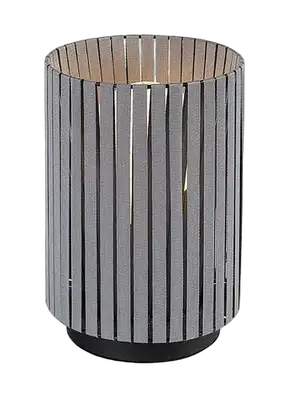 RABALUX Revan, stona tekstil siva, E27, visina 23cm