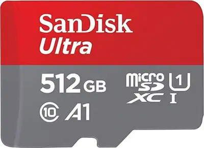 SanDisk SDXC 512GB Ultra Mic.150MB / s A1Class10 UHS-I +Adap SDSQUAC-512G-GN6MA