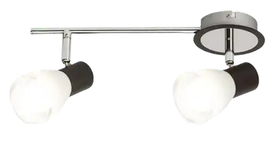 RABALUX Ati spot E14 2x max40W crno/hrom