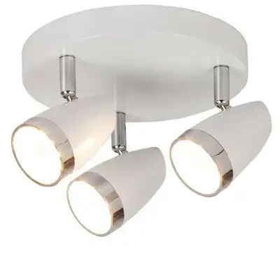 RABALUX Karen spot LED 3x4W belo / hrom