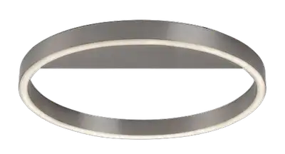 RABALUX Thrac, plafonska brušeni aluminium, LED 20W, 1350lm, 4000K, precnik 40cm