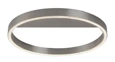 RABALUX Thrac, plafonska brušeni aluminium, LED 20W, 1350lm, 4000K, precnik 40cm