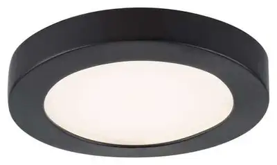 RABALUX Coco, nadgradni LED kupatilski IP44 4000K, 85mm crna