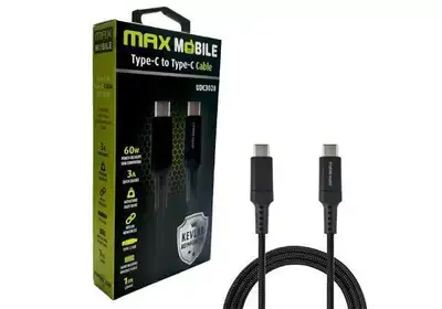 MAX MOBILE DATA KABL TYPE C-TYPE C KEVLAR QC 3A 1M