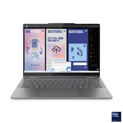LENOVO Yoga 7 2-in-1 14ILL10, 14" OLED,  Intel Core U5-226V, 16GB, 512GB SSD, Bklt SRB, DOS, Siva, bez punjaca (83JQ00E7YA)