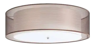 RABALUX Anastasia plafonjera E14 3x25W hrom / braon