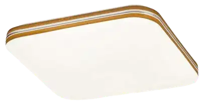 RABALUX Oscar2, LED 18W, 1350lm, 4000K, precnik 34cm, bela, braon prsten