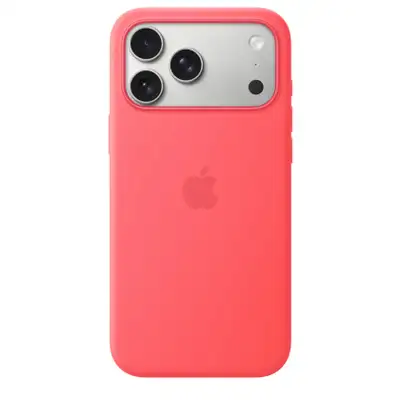 APPLE iPhone 17 Pro Max Silicone Case with MagSafe - Bright Guava (SEASONAL) mhw64zm / a