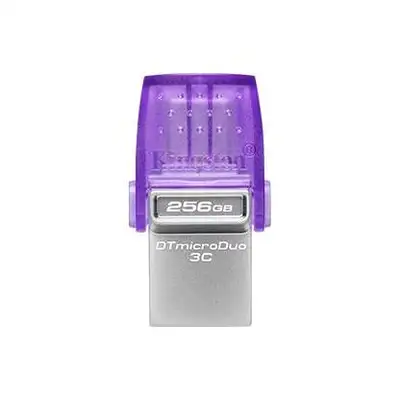 KINGSTON Fleš pen 256GB, DT microDuo3CG3, DTDUO3CG3 / 256GB
