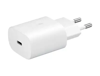 SAMSUNG 25W Fast Charger Type-C + Cable White EP-TA800XWE