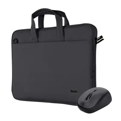 TRUST BOLOGNA 16" Set Torba i mis Crna (24988)