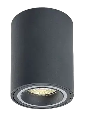 RABALUX Kobald plafonjera GU10 25W siva D8cm