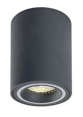RABALUX Kobald plafonjera GU10 25W siva D8cm