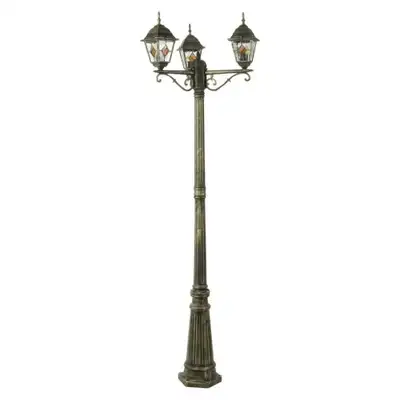 RABALUX Monaco kandilaber, visina 195cm, 3xE27 staro zlato