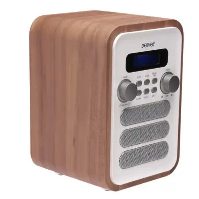 DENVER DENVER DAB-48 RADIO FM WHITE