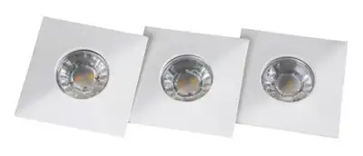 RABALUX Randy spot 3xfixLED 4W,square,bela,IP44