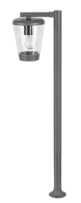 RABALUX Savano spoljna podna lampa tamno siva aluminijumska E27 40W