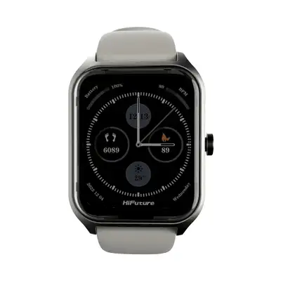 HIFUTURE Smart Watch Ultra 2 Pro Grey + Black band
