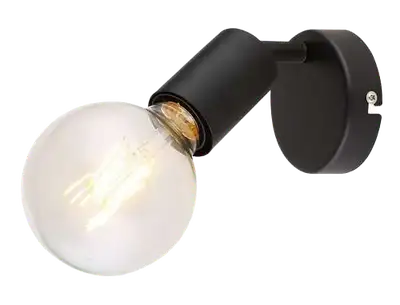 RABALUX Lamar, metal spot , E27 1xMAX 40W, mat crna
