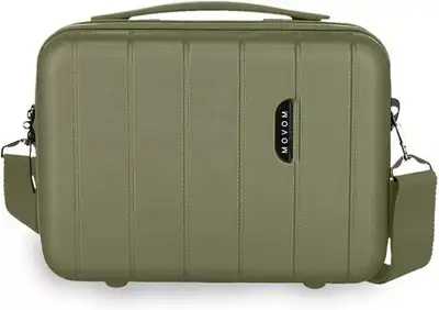 MOVOM WOOD ABS Beauty case tamno zelena