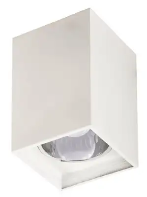 RABALUX Maddox, nadgradni top beli, E27, visina 19cm, sirina 14x14cm