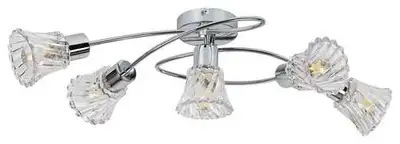 RABALUX Hestia plafonjera.E14 5x40W,hrom