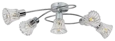 RABALUX Hestia plafonjera.E14 5x40W,hrom