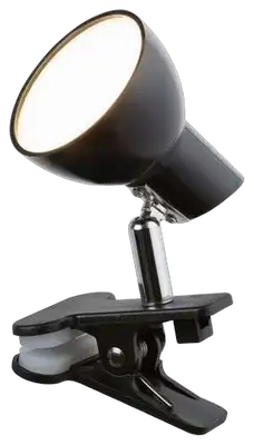 RABALUX Noah, clip lamp, crna,  LED 5W