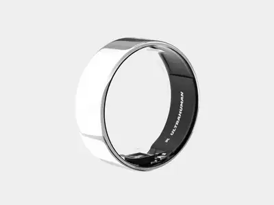 ULTRAHUMAN Ring Air - Size 12 Aster Air Space Silver