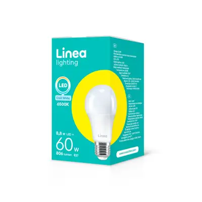 LINEA LED sijalica 8,8W(60W) A60 806Lm E27 6500K