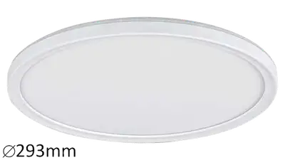 RABALUX Pavel plafonjera LED 18W bela round
