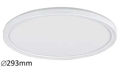 RABALUX Pavel plafonjera LED 18W bela round