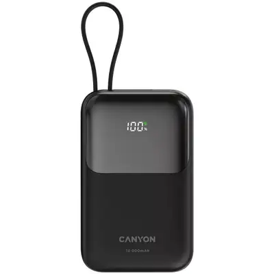CANYON Power Bank 10000mAh 22.5W Black CNS-CPB101BK