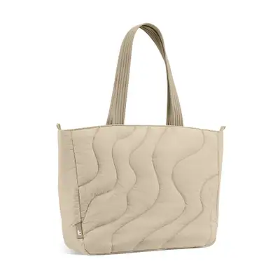 TOMTOC TERRA T38 PUFFY LAPTOP TOTE BAG NATURAL SAND T38M1K2