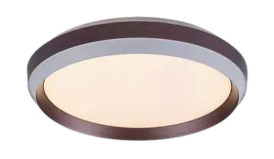 RABALUX Fontana, LED plafojera metal braon prsten, 24W, 1100lm, 3000K, 39cm, IP20