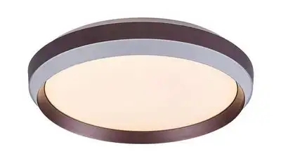 RABALUX Fontana, LED plafojera metal braon prsten, 24W, 1100lm, 3000K, 39cm, IP20